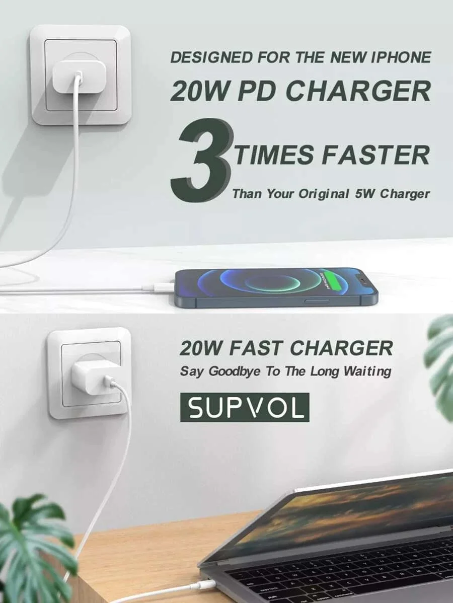 Pack charge rapide 20W USB-C vers Lightning – Image 6