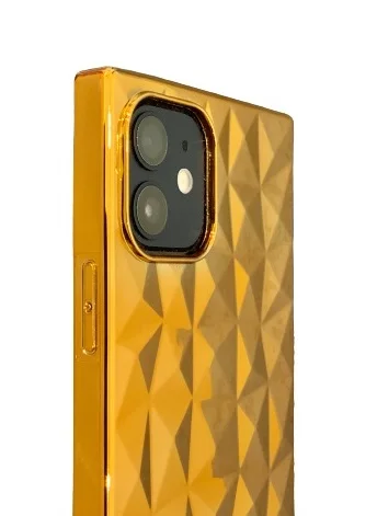 Coque iPhone Pyramid Or