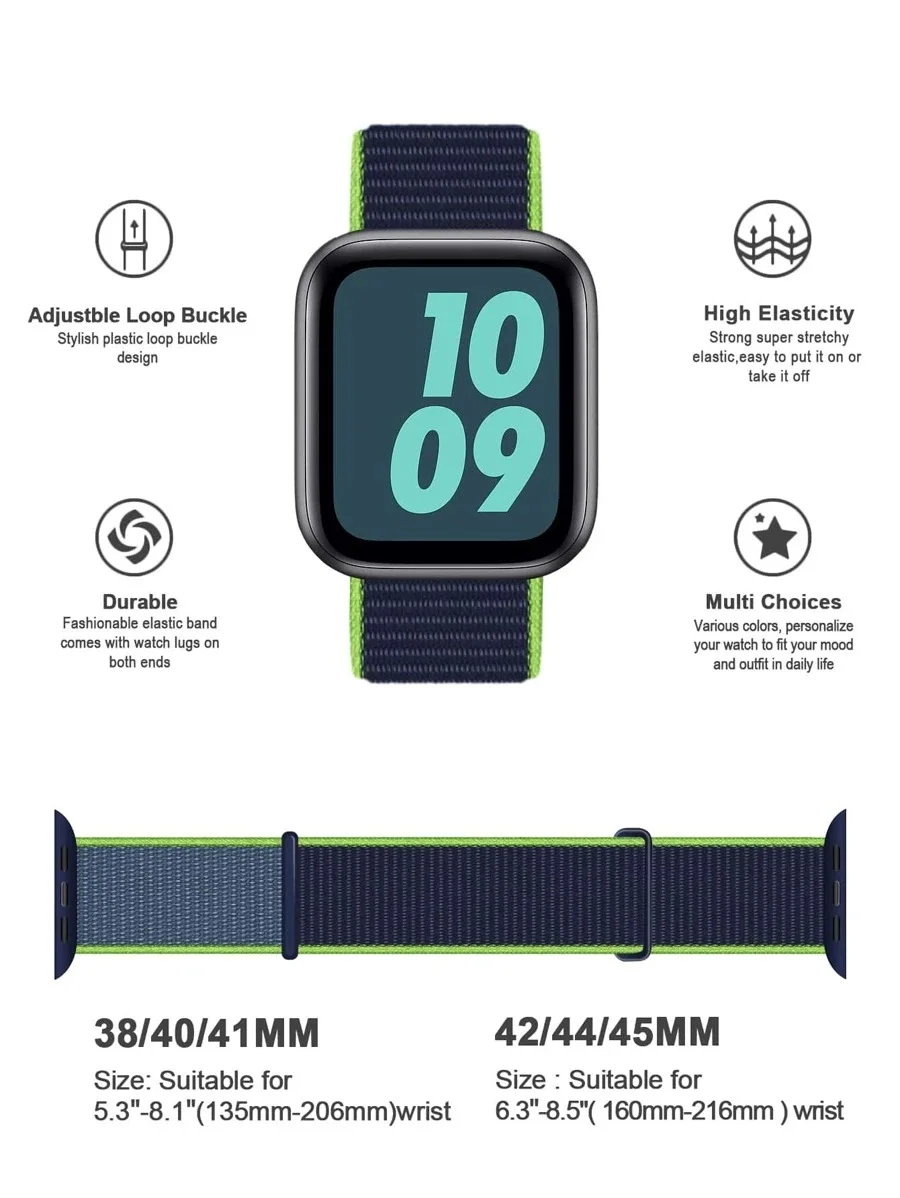 Bracelet Watch Sport Tressé Multicolore – Image 4