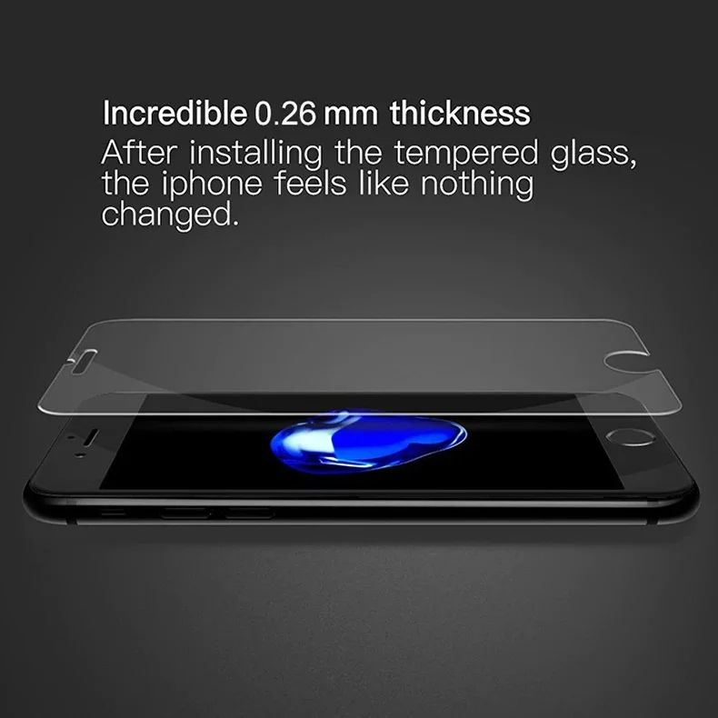 Protection d'écran en verre trempé 9H pour iPhone – Image 8