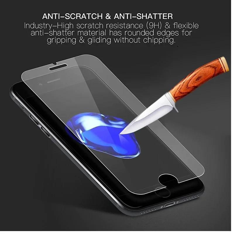 Protection d'écran en verre trempé 9H pour iPhone – Image 6