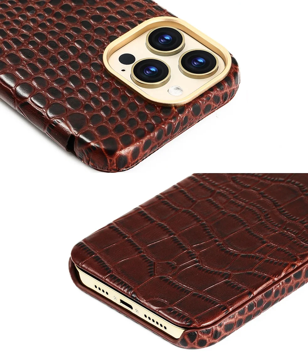 Etui iPhone Croco en cuir – Image 5