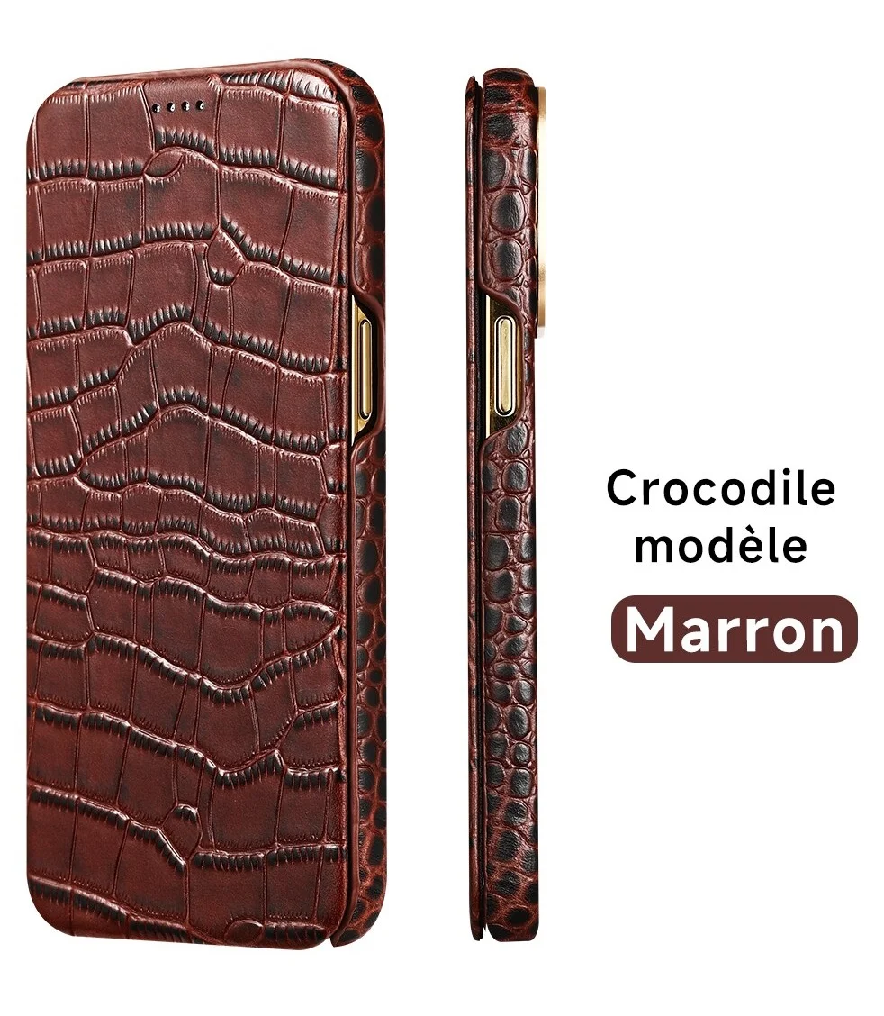 Etui iPhone Croco en cuir – Image 13