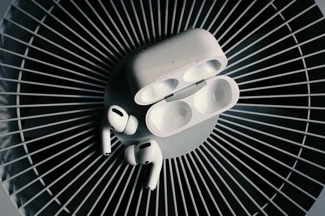Vue artistique des écouteurs AirPods Pro de 2ème génération