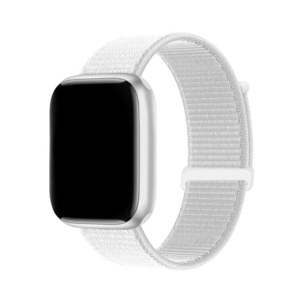 Bracelet Sport tresse BLANC pour montre Apple Watch
