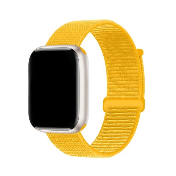 Bracelet Sport tresse JAUNE pour montre Apple Watch
