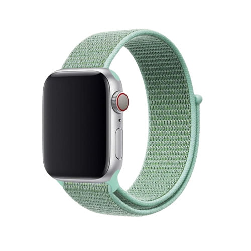 Bracelet Sport tresse VERT pour montre Apple Watch