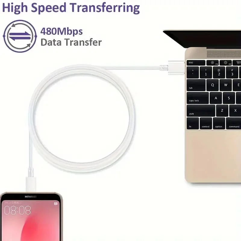 Câble de charge rapide USB vers USB-C – Image 2