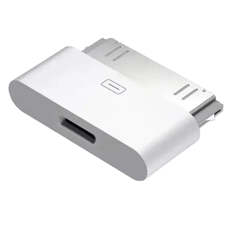 Adaptateur USB-C vers 30 broches Apple compatible recharge et synchronisation pour anciens iPhone iPad et iPod